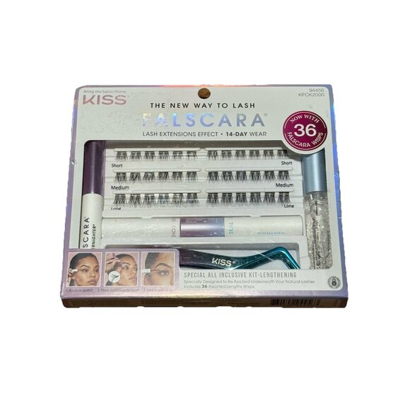 Falscara Special Edition Starter Kit, Lash Clusters, Lengthening Wisps ~ NIB - Picture 1 of 2